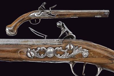 Pistola a pietra focaia, Spagna, terzo quarto del XIX Secolo