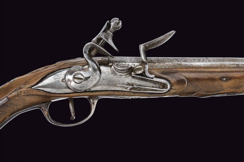Pistola a pietra focaia, Spagna, terzo quarto del XIX Secolo
