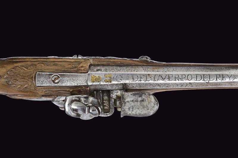 Pistola a pietra focaia, Spagna, terzo quarto del XIX Secolo