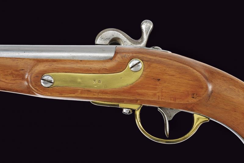 Pistola da cavalleria Austriaca Mod. 1851 con sistema Augustin e sicura esterna, 1853