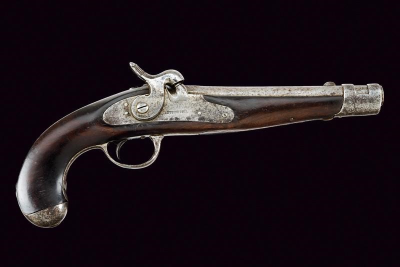 Pistola a luminello da cavalleria, Liegi, 1851