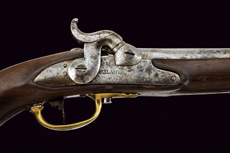 Rara pistola a luminello da cavalleria, St. Blasien, metà XIX secolo