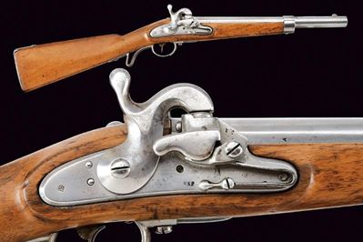 Carabina da cavalleria mod. 1851, sistema Augustin, Austria, 1852