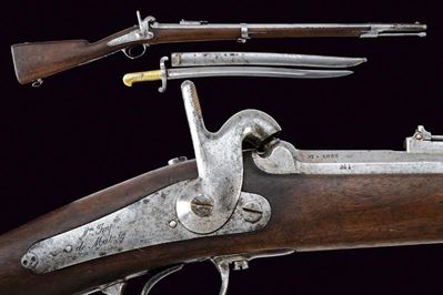 Carabina da Cacciatori Mod. 1853, Mutzig, 1855, con baionetta