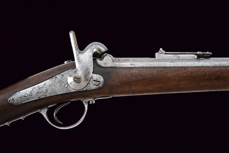 Carabina da Cacciatori Mod. 1853, Mutzig, 1855, con baionetta