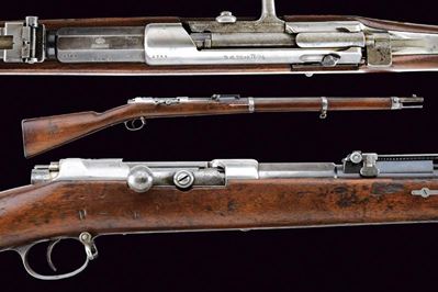 Fucile Mauser 71/84, otturatore girevole-scorrevole, Germania, 1888