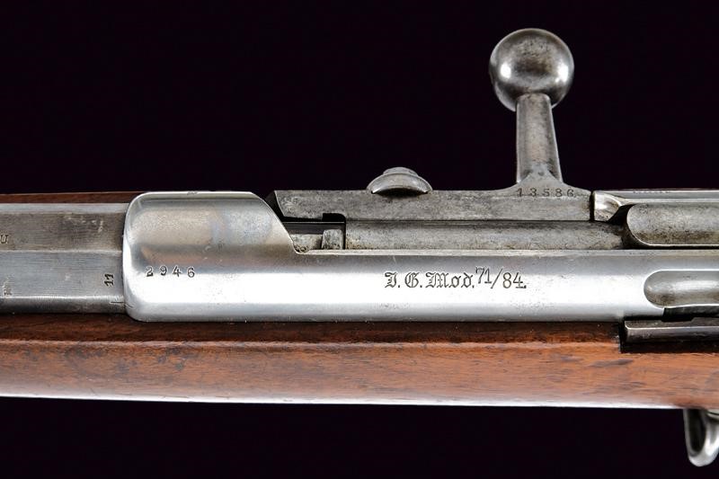 Fucile Mauser 71/84, otturatore girevole-scorrevole, Germania, 1888
