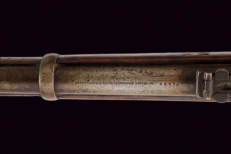 Fucile Berdan II a retrocarica, Russia imperiale, 1882