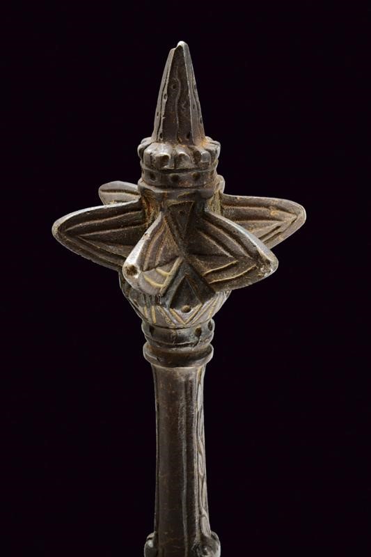 Mazza d'arme, ghisa, lunghezza 51.5 cm, XIX secolo