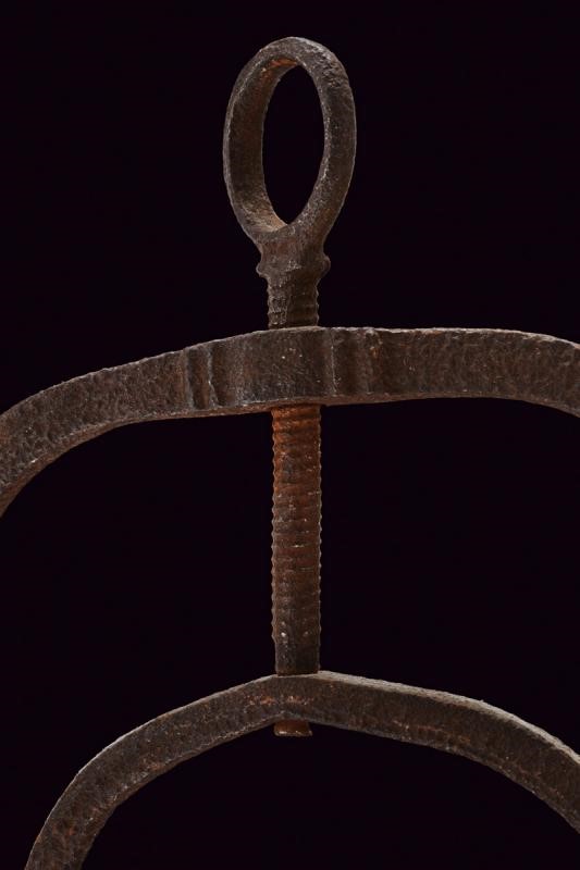 Attrezzo da tortura, ferro, altezza 20.5 cm, Europa, circa 1800