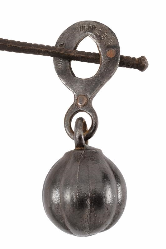 Stadera in ferro a doppia portata, XIX secolo, 32.5 cm