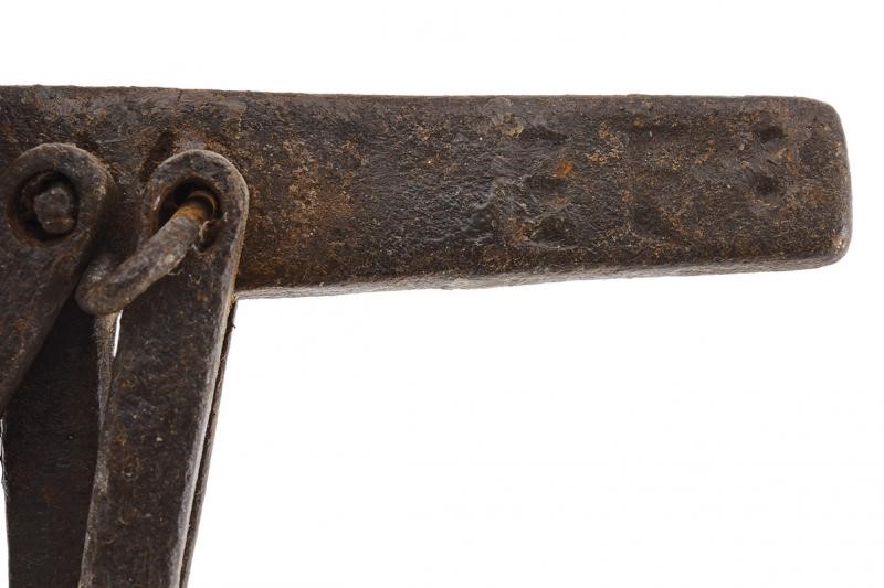 Stadera in ferro a doppia portata, XIX secolo, 32.5 cm