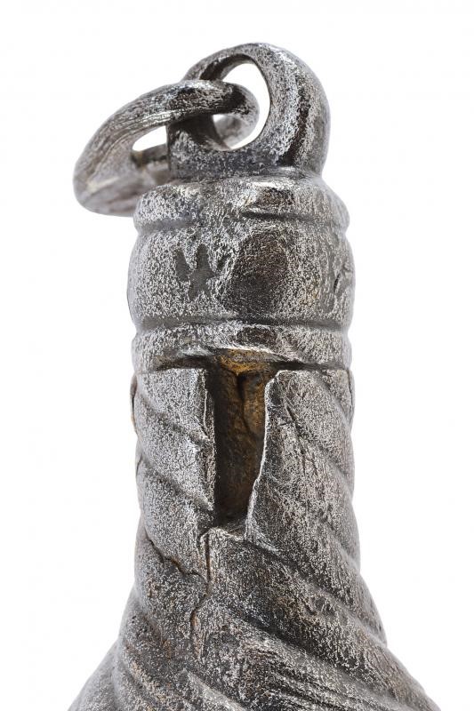 Collezione di cinque pesi da stadera in ferro, XVI - XVII secolo