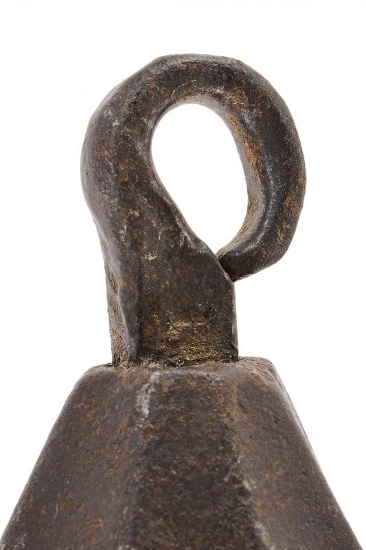 Collezione di cinque pesi da stadera in ferro, XVI - XVII secolo