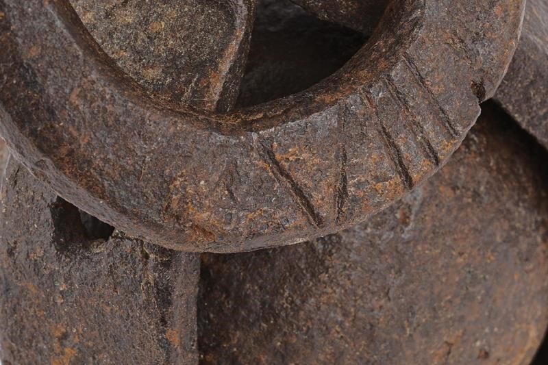 Peso per stadera in forma di palla di cannone, XVIII secolo, Europa