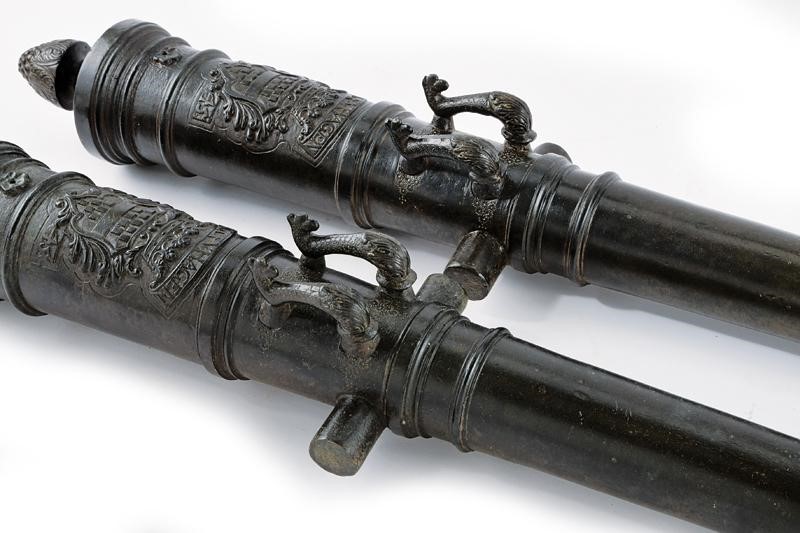 Cannoni in bronzo, Germania, 1745