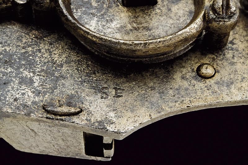 Batteria a ruota a due cani, tecnica Brescia, inizio XVII secolo