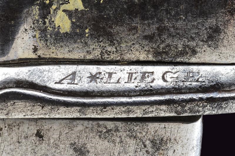 Arnold David, Batteria a pietra focaia, Liegi, terzo quarto del XVII secolo