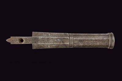 Canna per pistola da viaggio, XVIII secolo, tecnica europea
