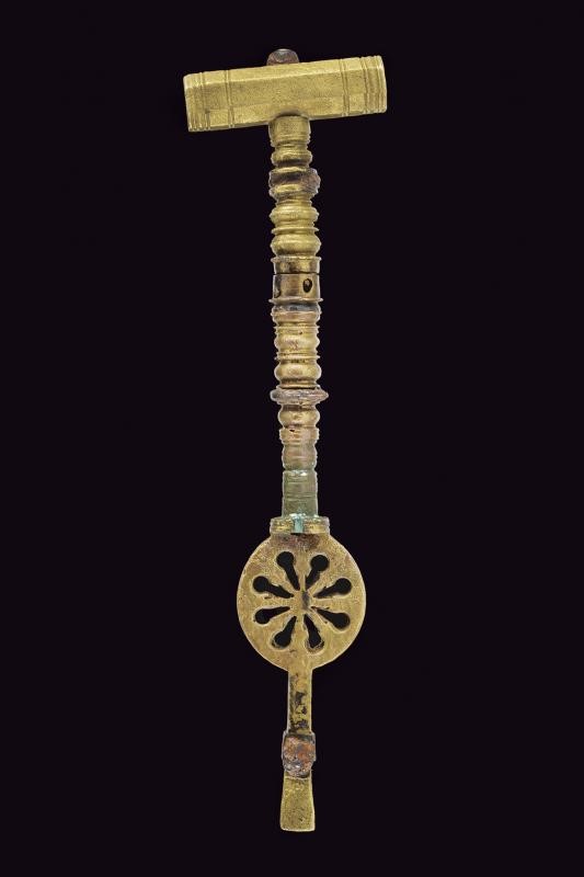 Chiave a ruota, bronzo e ferro, XVII secolo