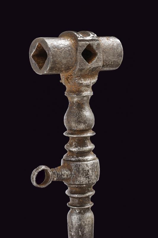 Chiave a ruota, ferro, XVII secolo