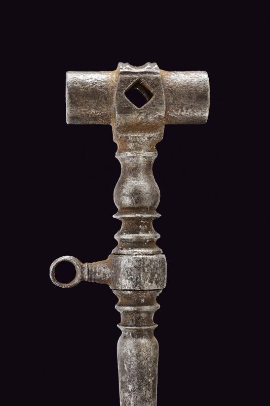 Chiave a ruota, ferro, XVII secolo