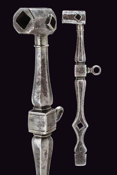 Chiave a ruota, ferro, Italia settentrionale, 1600-1610