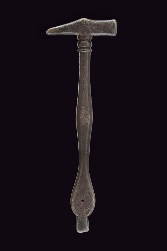 Piccolo martello da armaiolo, ferro, XVII secolo