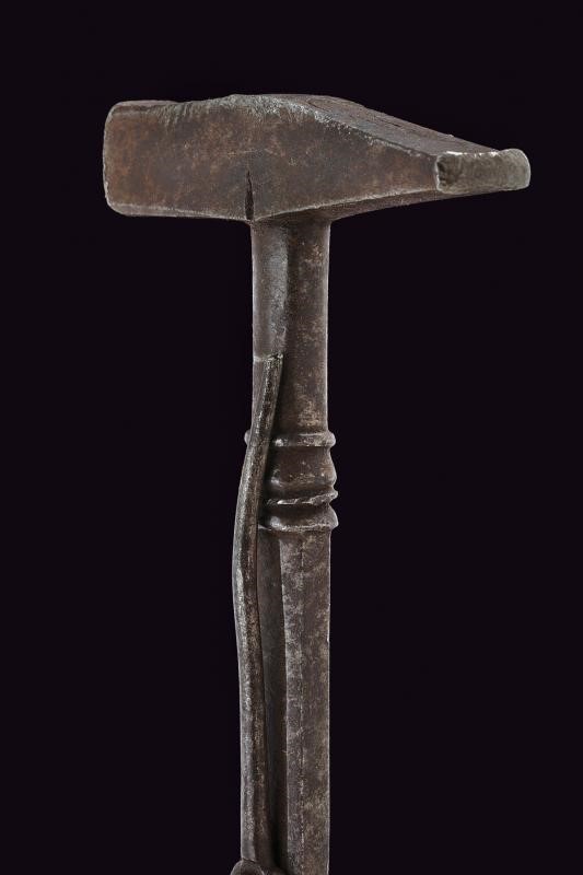 Martello da armaiolo multiuso, ferro, XVII Secolo, Italia