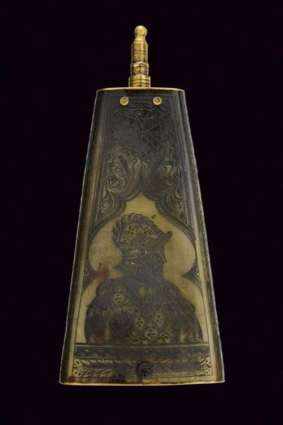 Fiasca da polvere, Germania, circa 1780