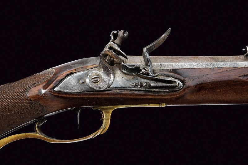 Rosa, Carabina corta a pietra focaia, Austria, primo quarto del XIX secolo