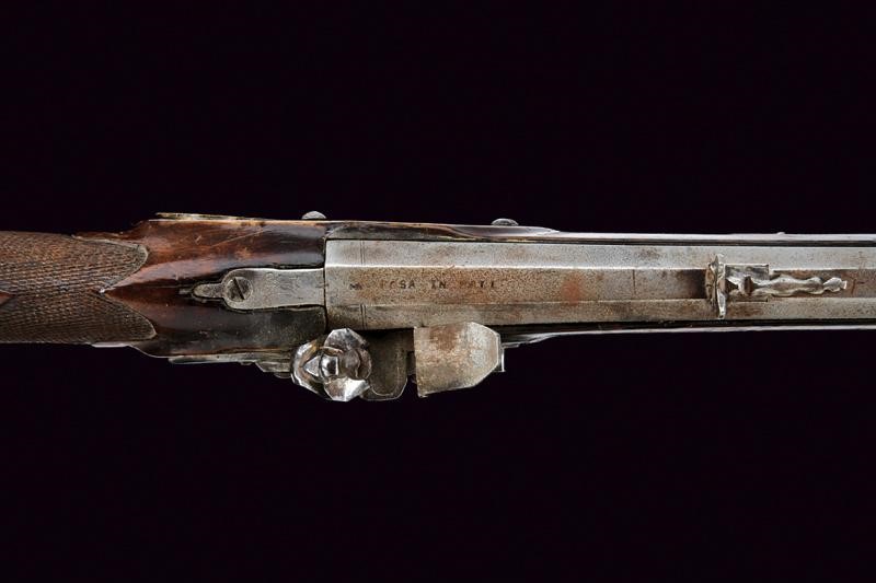 Rosa, Carabina corta a pietra focaia, Austria, primo quarto del XIX secolo