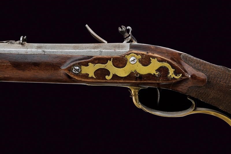 Rosa, Carabina corta a pietra focaia, Austria, primo quarto del XIX secolo