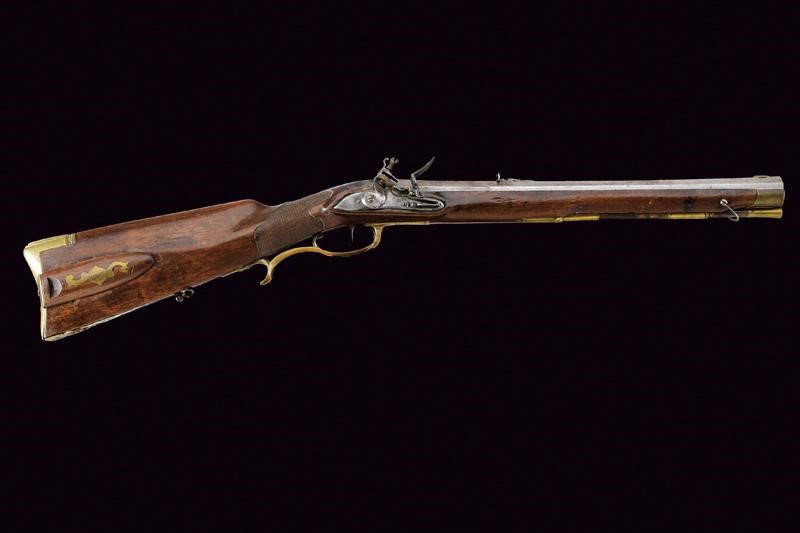Rosa, Carabina corta a pietra focaia, Austria, primo quarto del XIX secolo