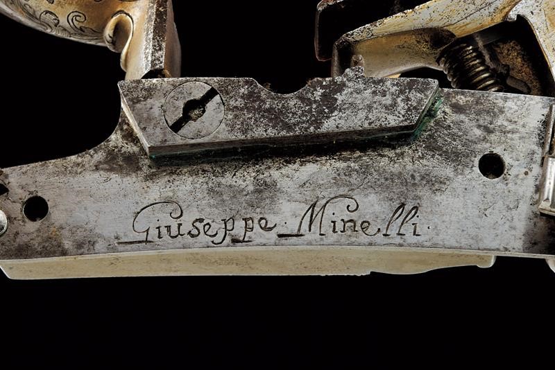 Fucile alla romana, tecnica Italia centrale, lunghezza 144 cm, Prima metà del XVIII Secolo