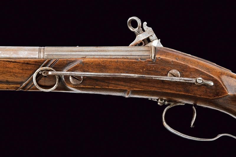 Pietro Moreto, Trombone a pietra focaia alla fiorentina, circa 1700, Italia
