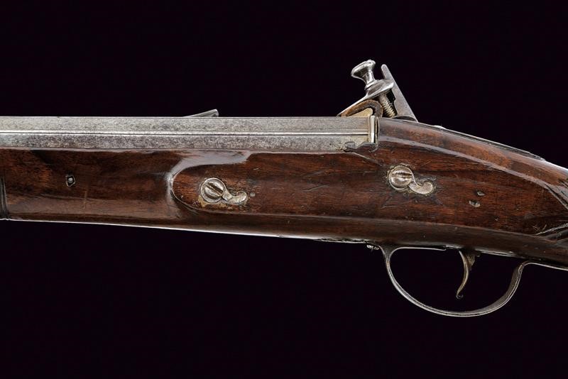 Corto fucile a pietra focaia alla fiorentina, Brescia, metà del XVII Secolo
