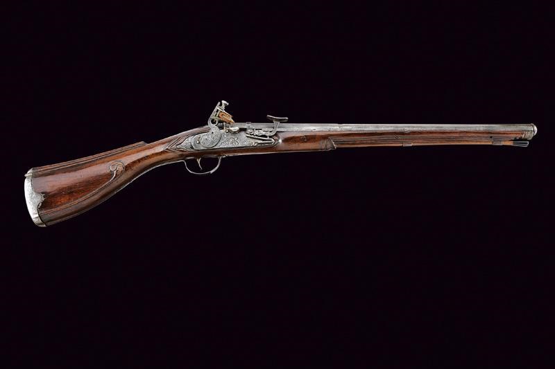 Corto fucile a pietra focaia alla fiorentina, Brescia, metà del XVII Secolo