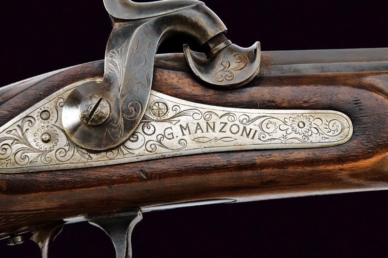 G. Manzoni, Carabina a luminello da tiro sul tipo federale, 1861