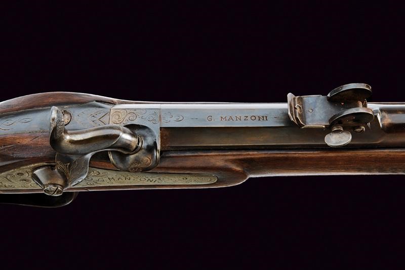 G. Manzoni, Carabina a luminello da tiro sul tipo federale, 1861