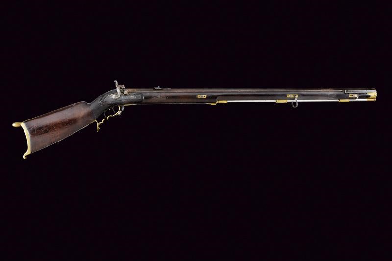 Carabina a luminello da tiro, tecnica svizzera, metà XIX secolo