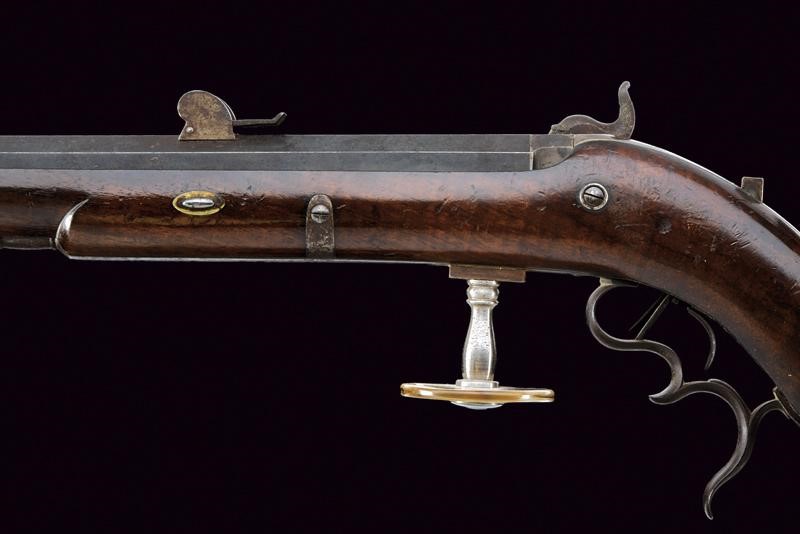 Jaquet, Carabina da tiro a luminello, Svizzera, Metà XIX Secolo