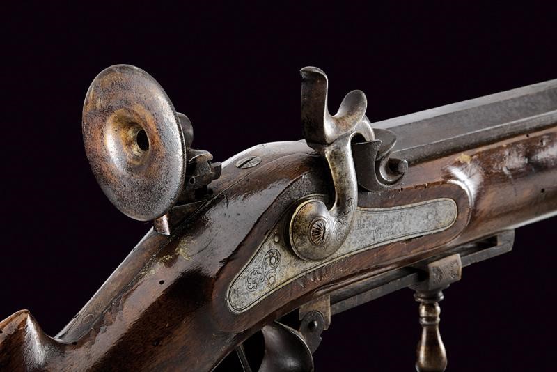 Rochat Padre e Figlio, Carabina a luminello da tiro, Torino, metà XIX secolo