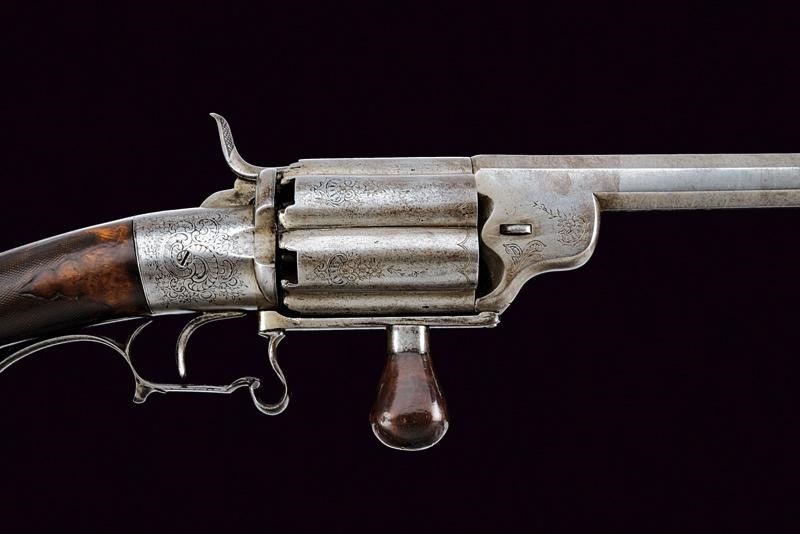 T. Lhoist, Fucile revolver a luminello, Belgio, 1850/60