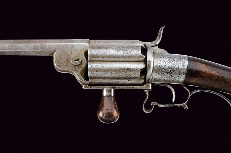 T. Lhoist, Fucile revolver a luminello, Belgio, 1850/60