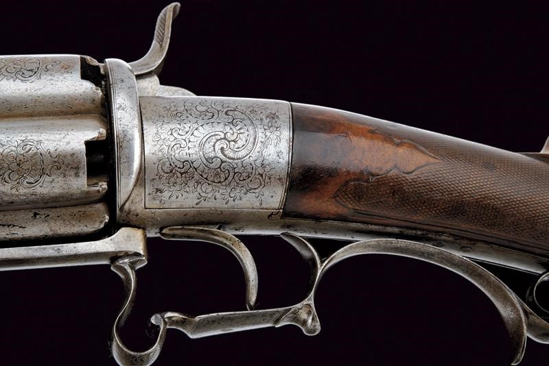 T. Lhoist, Fucile revolver a luminello, Belgio, 1850/60