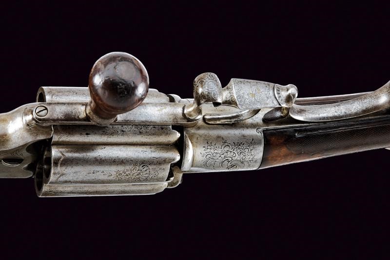T. Lhoist, Fucile revolver a luminello, Belgio, 1850/60