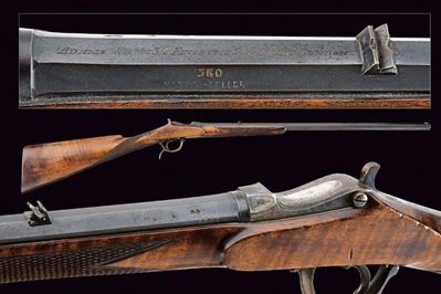 Adams & Co., Carabina per la caccia al coniglio con sistema Martini, inghilterra, 1880-1889 circa...