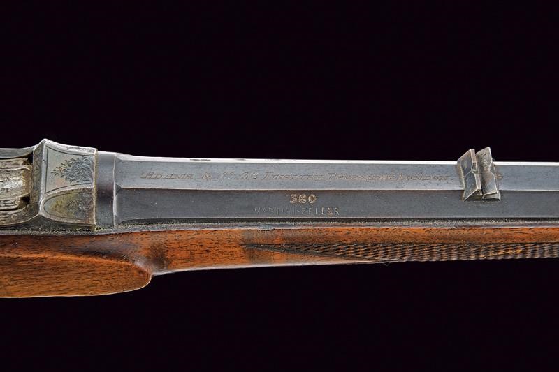 Adams & Co., Carabina per la caccia al coniglio con sistema Martini, inghilterra, 1880-1889 circa...