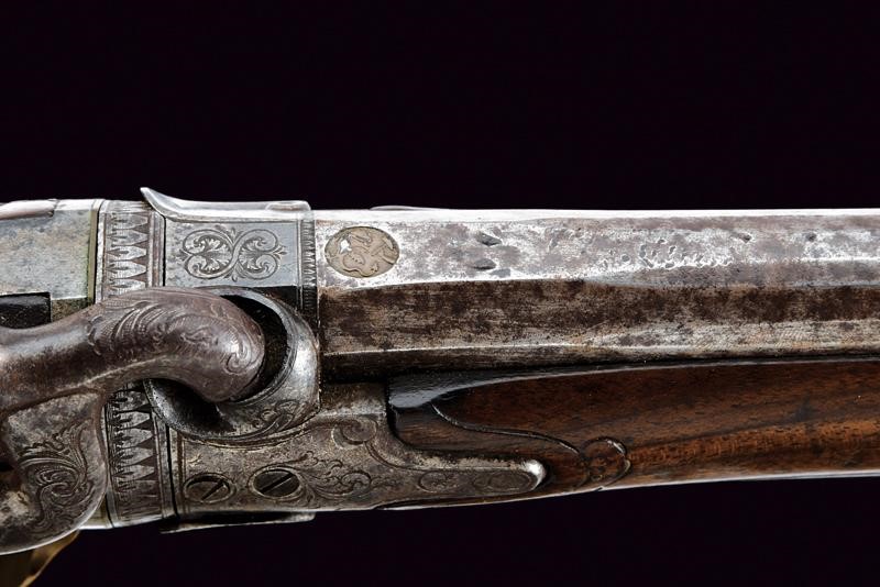 Lindenschmidt, Carabina Wender a Luminello, Germania, Prima metà del XIX Secolo